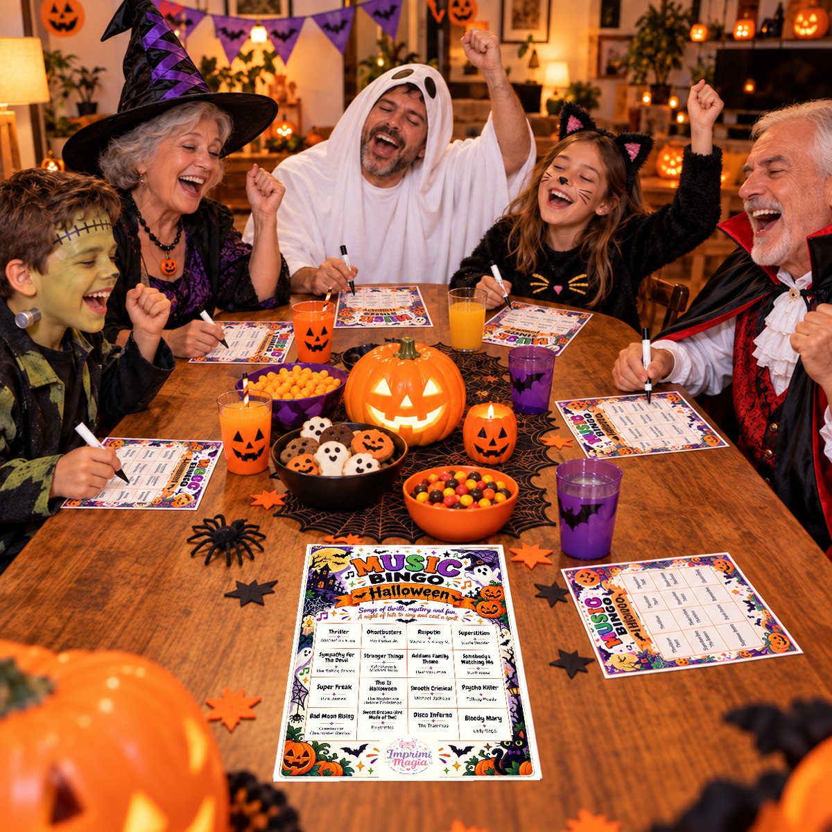 Photo 3 of Halloween Music Bingo · 50 cards